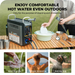 BougeRV Portable Propane Outdoor Camping Water Heater | E0102-06001 Product Image