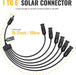 Best Price for BougeRV Solar Y Connector Solar Panel Parallel Connectors Extra Long 6 to 1 Cable | ISE156