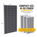 BougeRV 300W 12V 10BB Mono Solar Panel | ISE162 Product Image