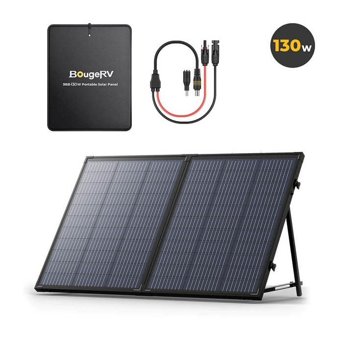 BougeRV FORT 1000 1120Wh / 1200W LifePO4 Portable Solar Generator Kit Highlights