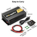 Shop BougeRV 1000W 12V Pure Sine Wave Inverter | ISE173 Online