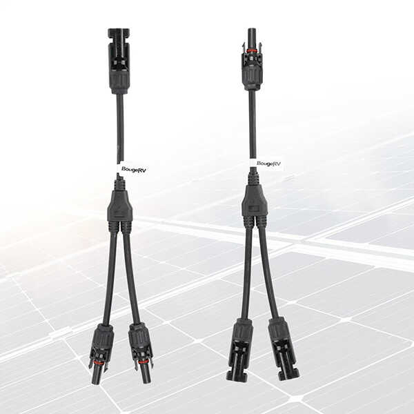 Buy BougeRV Solar Connectors Y Branch Parallel Adapter Cable Wire | ISE002-B021