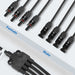 BougeRV Y Branch Parallel Connectors Extra Long 1 to 4 Solar Cable | ISE030 Product Image