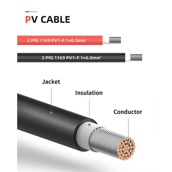 Buy BougeRV Solar Extension Cable with Extra Free Connectors (40FT 8AWG)