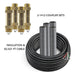 Couplers And Insulatin Cable For MRCOOL DIY 4th Gen 2-Zone Mini Split Bundle: 18K BTU Ductless Air Conditioner & Heat Pump with 18K (9K + 9K) Ceiling Air Handlers, 116 ft. Total Lineset (16 + 50 + 50), Coupler and Install Kit | DIYM218HPC00C23