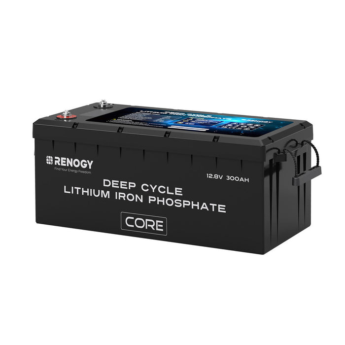 Buy Renogy 12V 300Ah Core Series Deep Cycle Lithium Iron Phosphate (LiFePO4) Battery w/Self-Heating (1pc)