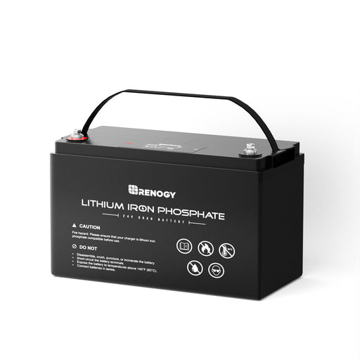 Purchase Renogy 24V 50Ah Lithium Iron Phosphate (LiFePO4) Battery