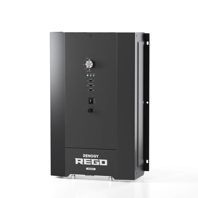 Explore Renogy REGO 12V 3000W Pure Sine Wave HF Inverter Charger Split-phase Design Features