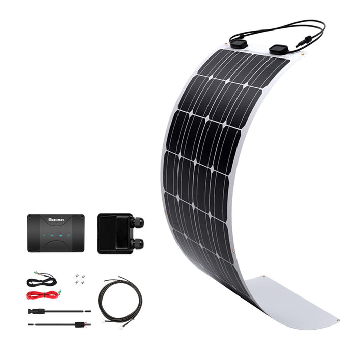 Buy Renogy 100W 12V Solar RV Kit (Customizable) (1*100W 12V Rigid Solar Panel, 1*12V 100Ah LiFePO4 Battery W/ Bulit-in Bluetooth And 1*1000W 12V Pure Sine Wave Inverter)