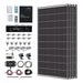 Buy Renogy 1200W/2500W/4800W Tiny House Home Cabin Kit (Customizable) (1200W (4*320W Solar Panel) And 12V 200Ah Core Series Deep Cycle Lithium Battery)