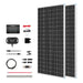 Buy Renogy 400W 12V Solar RV Kit (Customizable) (4*100 12V Rigid Solar Panel, 2*12V 100Ah Self-Heating LiFePO4 Battery W/ BT2 Module And 2000W 12V Pure Sine Wave Inverter Charger)