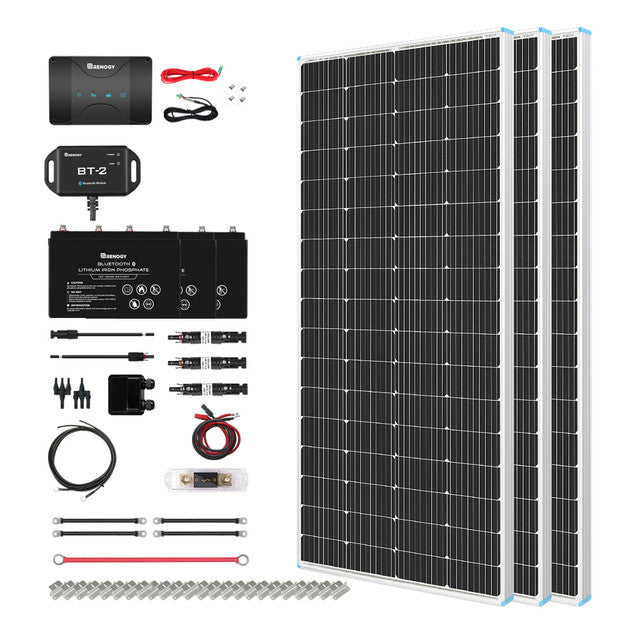 Buy Renogy 600W 12V Solar RV Kit (Customizable) (3*200W 12V Rigid Solar Panel)