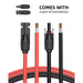 Buy BougeRV Solar Extension Cable with Extra Free Connectors (10FT 10AWG)