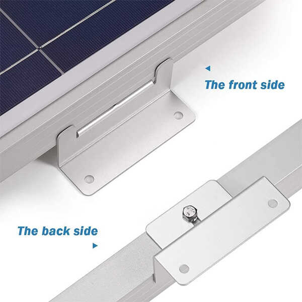 Explore BougeRV Solar Panel Mounting Z Bracket Mount Kits Supporting | ISE049 Features