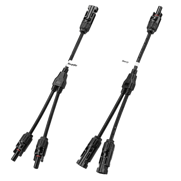 BougeRV Solar Connectors Y Branch Parallel Adapter Cable Wire | ISE002-B021 Overview
