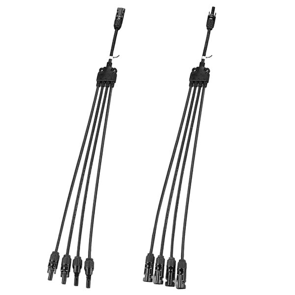 Buy BougeRV Y Branch Parallel Connectors Extra Long 1 to 4 Solar Cable | ISE030