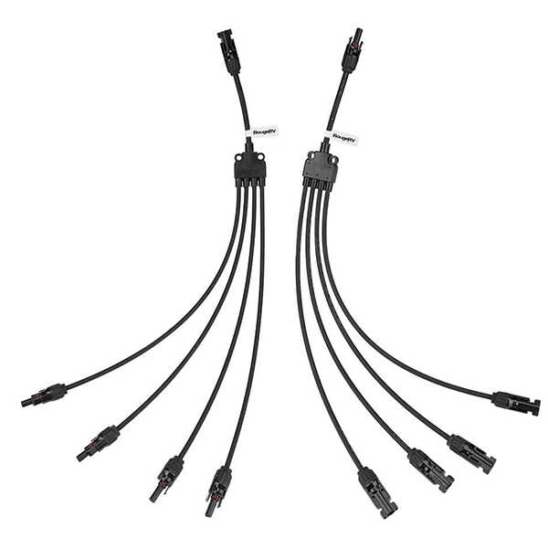 Purchase BougeRV Y Branch Parallel Connectors Extra Long 1 to 4 Solar Cable | ISE030
