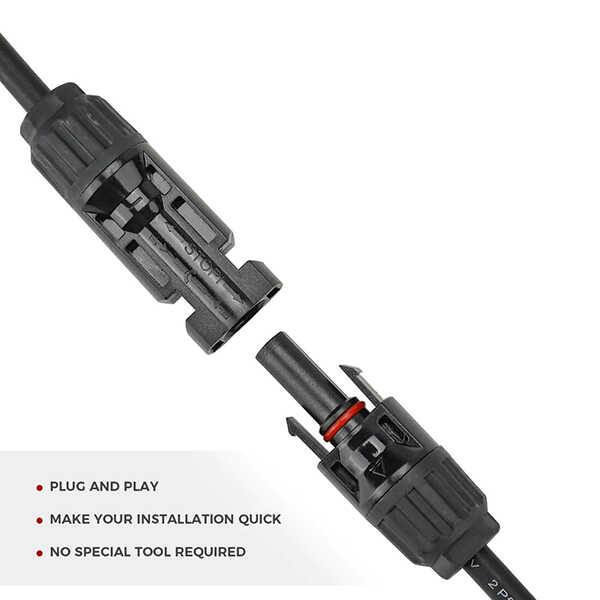 Explore BougeRV Solar Connectors Y Branch Parallel Adapter Cable Wire | ISE002-B021 Features