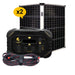 Buy Lion Energy Summit - 665Wh 530W LiFePO4 Portable Generator Kit | 50170208 (2 Solar Panels (12V / 100W) And 0 LED Light Strings)