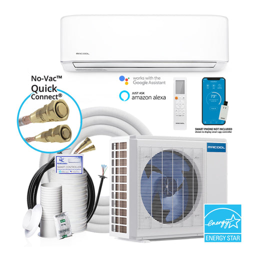 Purchase MRCOOL DIY 18K BTU, 22.7 SEER2 Ductless Mini Split Heat Pump Complete System | Energy Star | 4th Gen Series | DIY-18-HP-WM-230C25